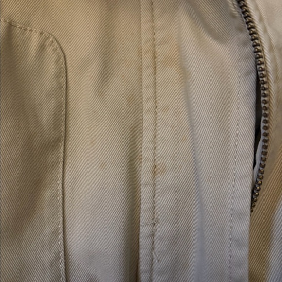 Forever 21 Women's Hooded Drawstring Waist Jacket - Beige - Picture 3 of 5
